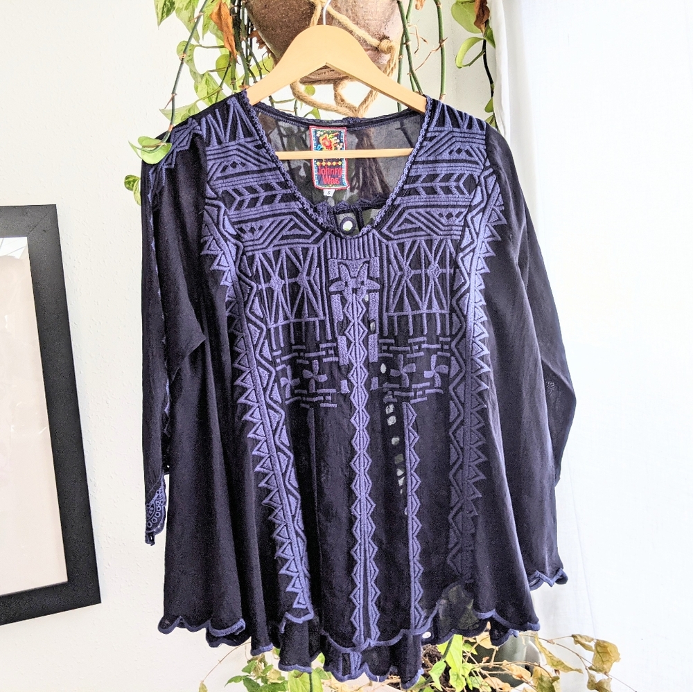 Johnny Was Embroidered Tunic